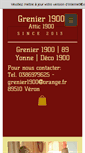 Mobile Screenshot of grenier1900.com